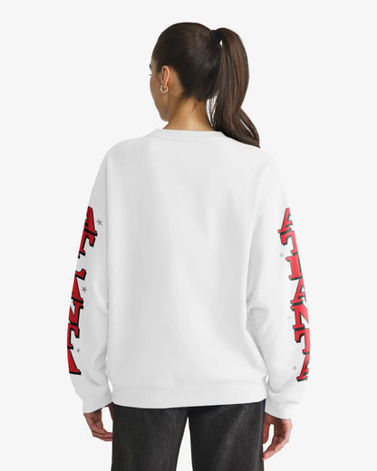 ATLANTA FALCONS HISTORIC THUNDEROUS '47 WOMEN'S OVERSIZED CREW