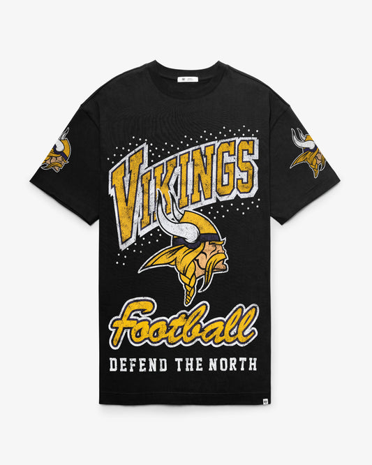 MINNESOTA VIKINGS GEMSTONE SWASH '47 WOMEN'S T-SHIRT DRESS