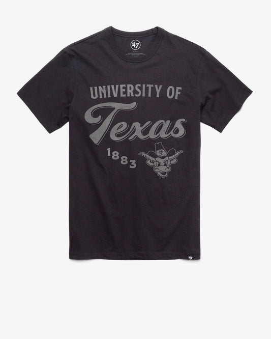 TEXAS LONGHORNS VINTAGE DIAG SCRIPT '47 FRANKLIN TEE