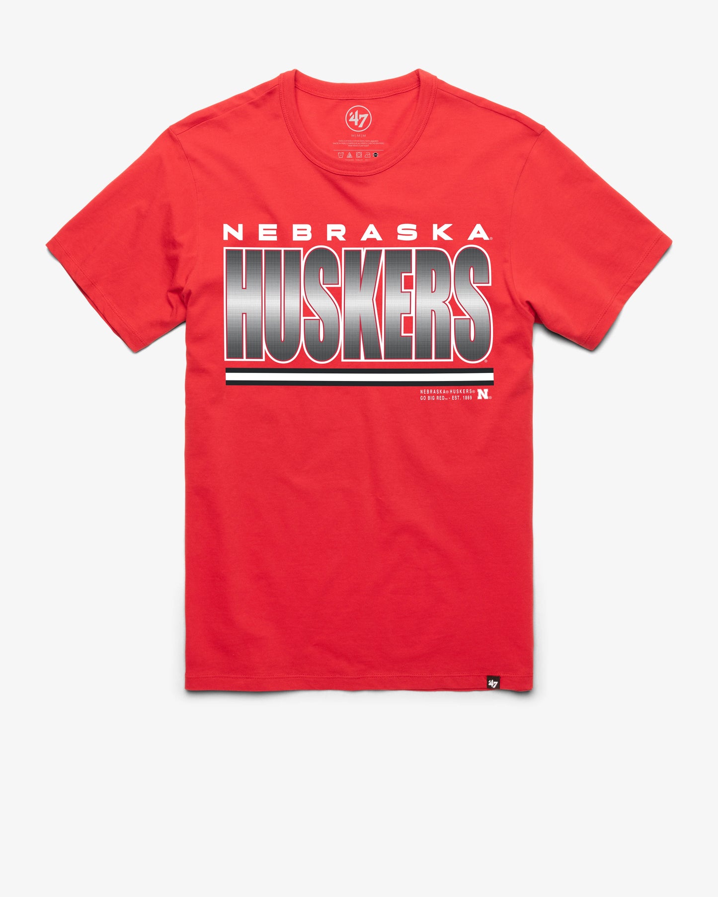 NEBRASKA CORNHUSKERS THUNDER RIP '47 FRANKLIN TEE