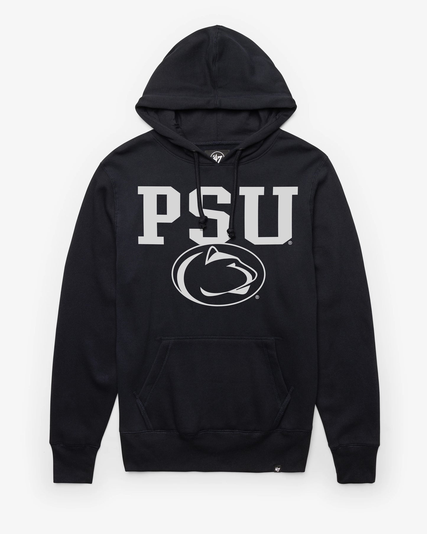 PENN STATE NITTANY LIONS STRAIGHT BLOCK '47 HEADLINE HOOD