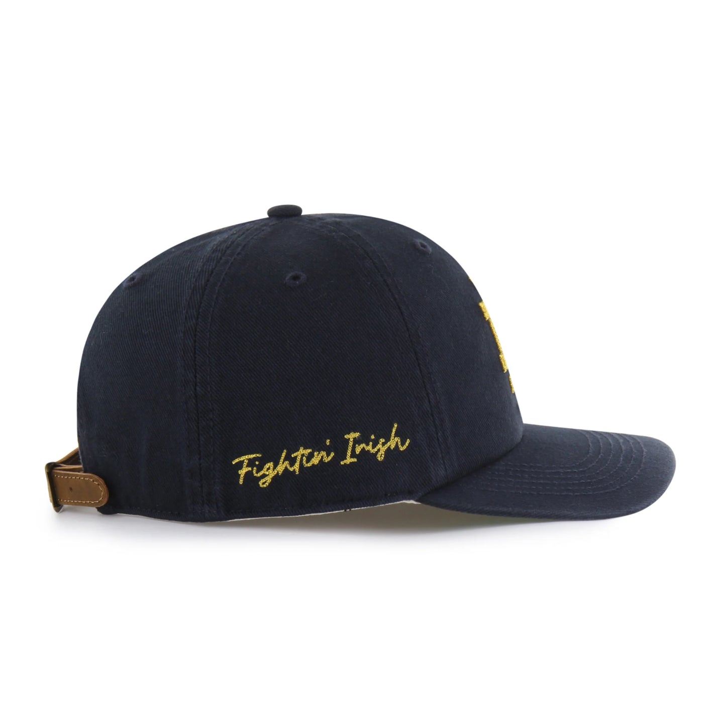 NOTRE DAME STANDALON CHAIN SIDE STITCH '47 CLEAN UP FLAT BRIM