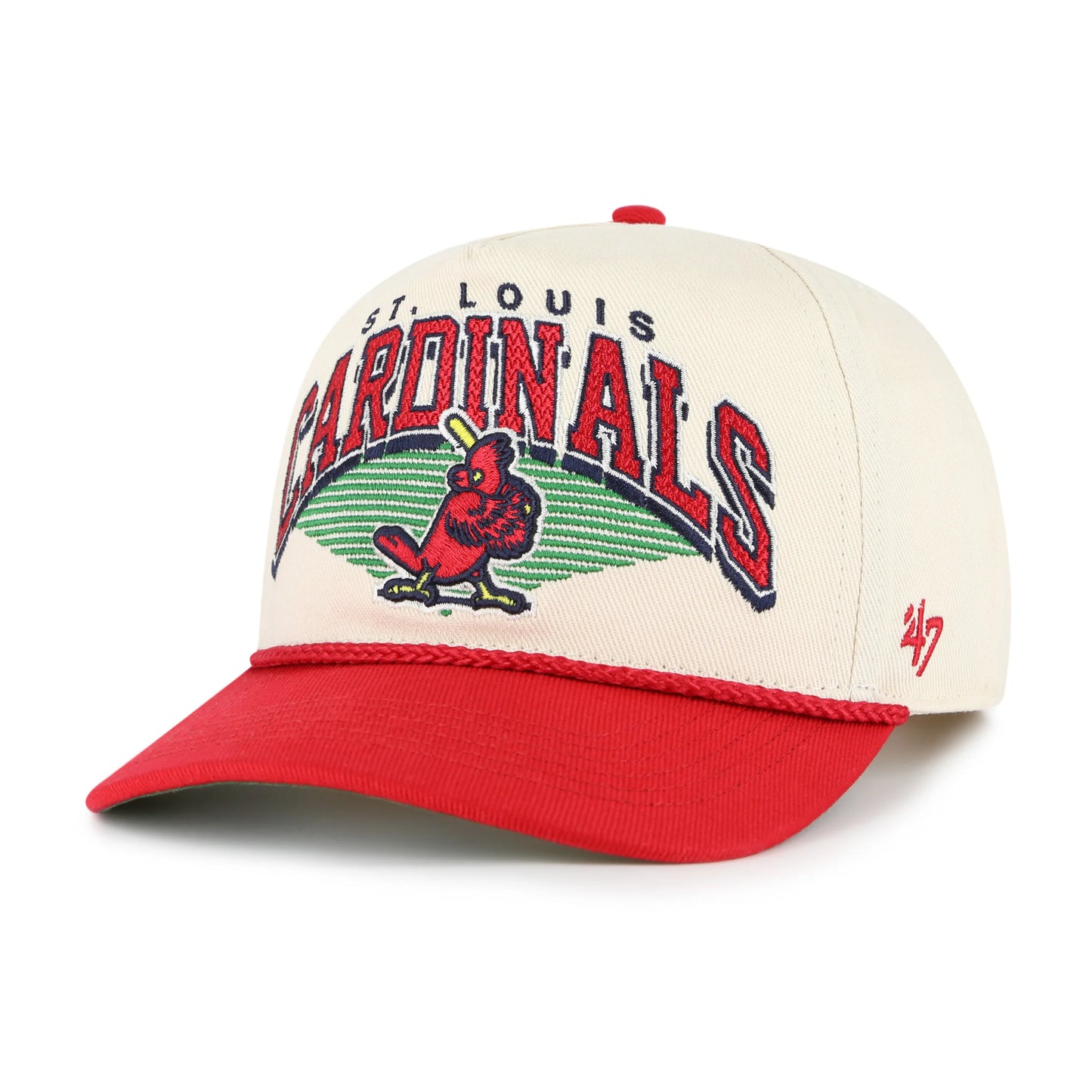 ST. LOUIS CARDINALS COOPERSTOWN POMONA TWO TONE ROPE '47 HITCH