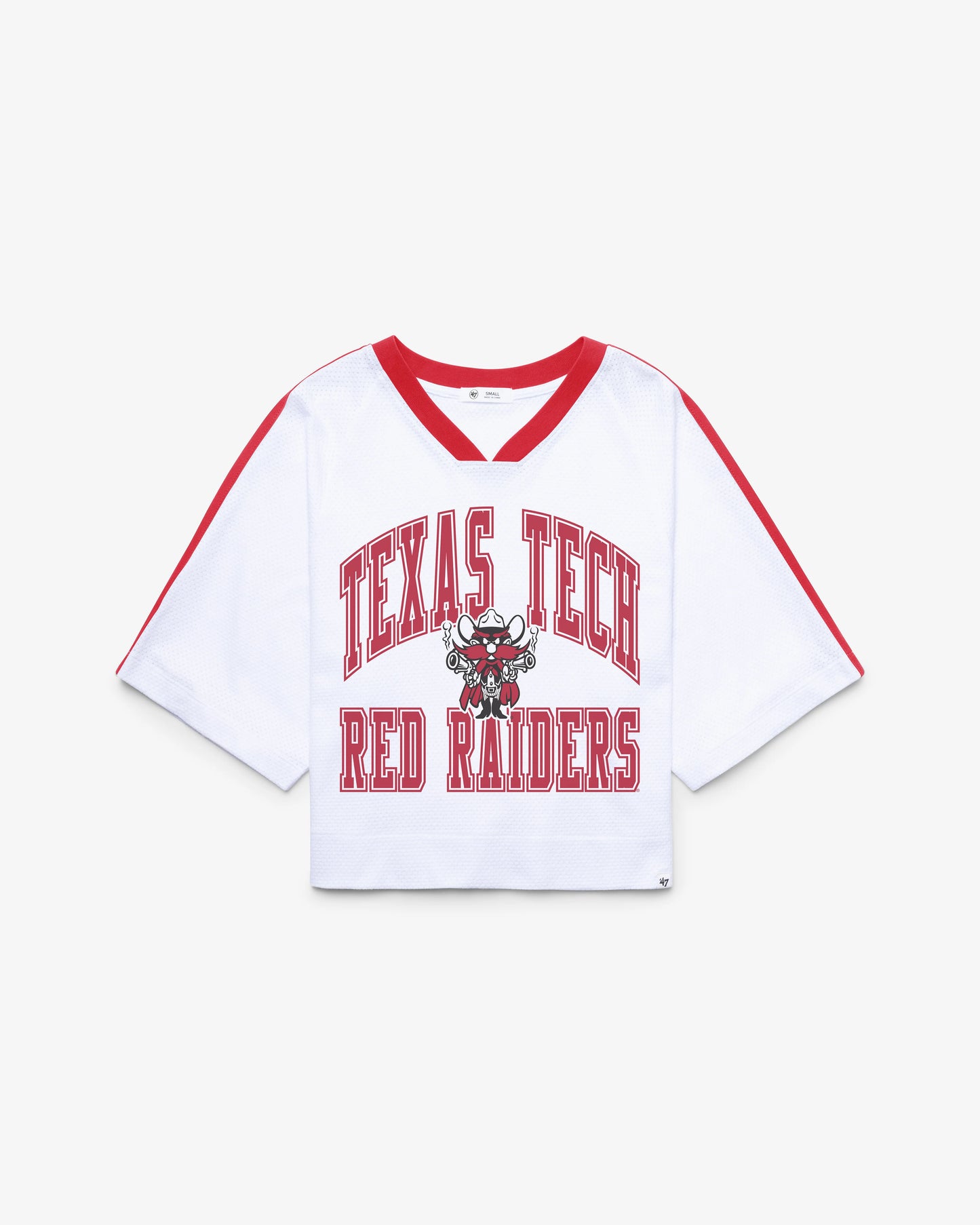 TEXAS TECH RED RAIDERS BIG OVERARCH '47 WOMEN'S DROP NEEDLE RAGLAN JERSEY