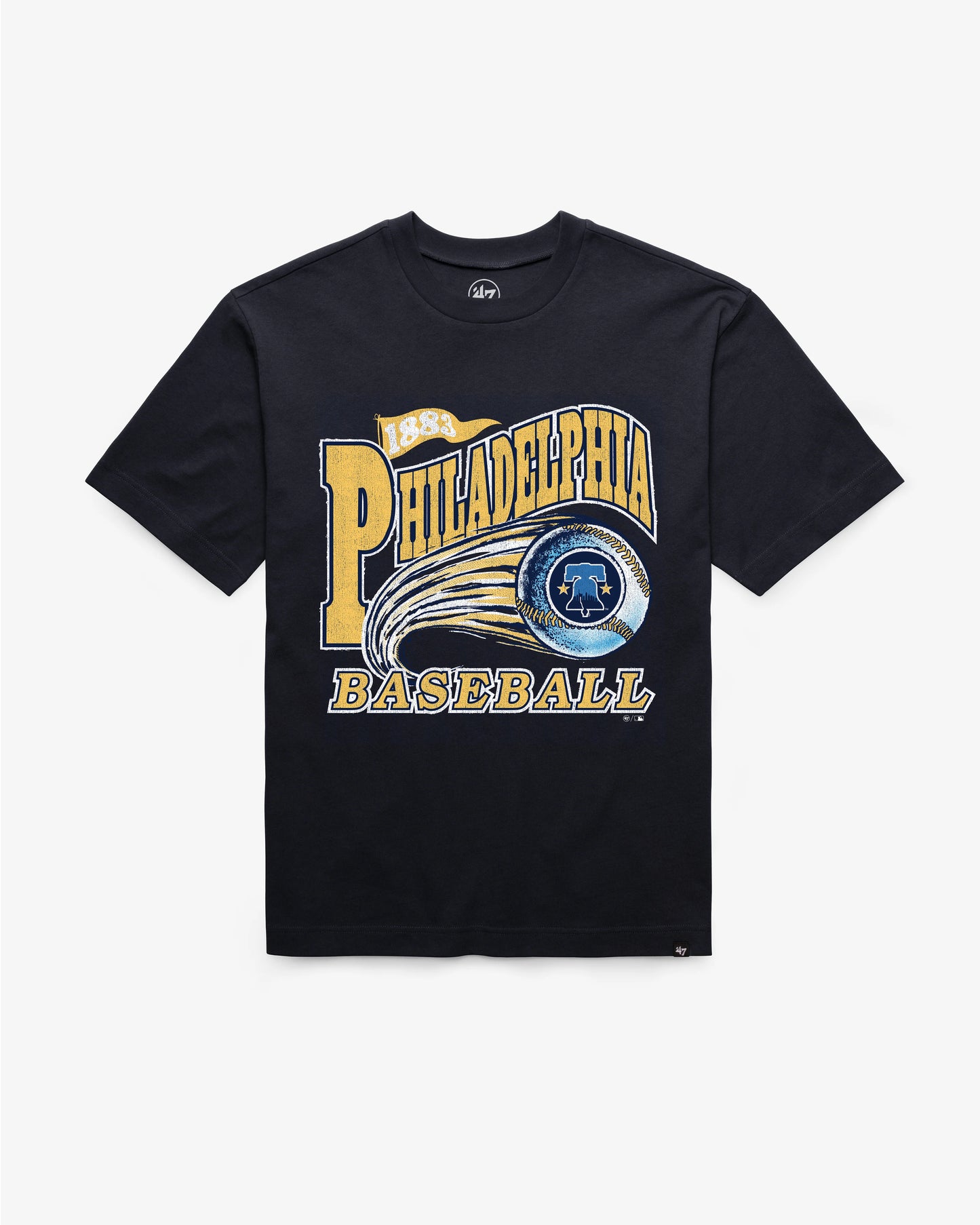 PHILADELPHIA PHILLIES CITY CONNECT GAME WORN CURVE '47 FOUNDATION TEE