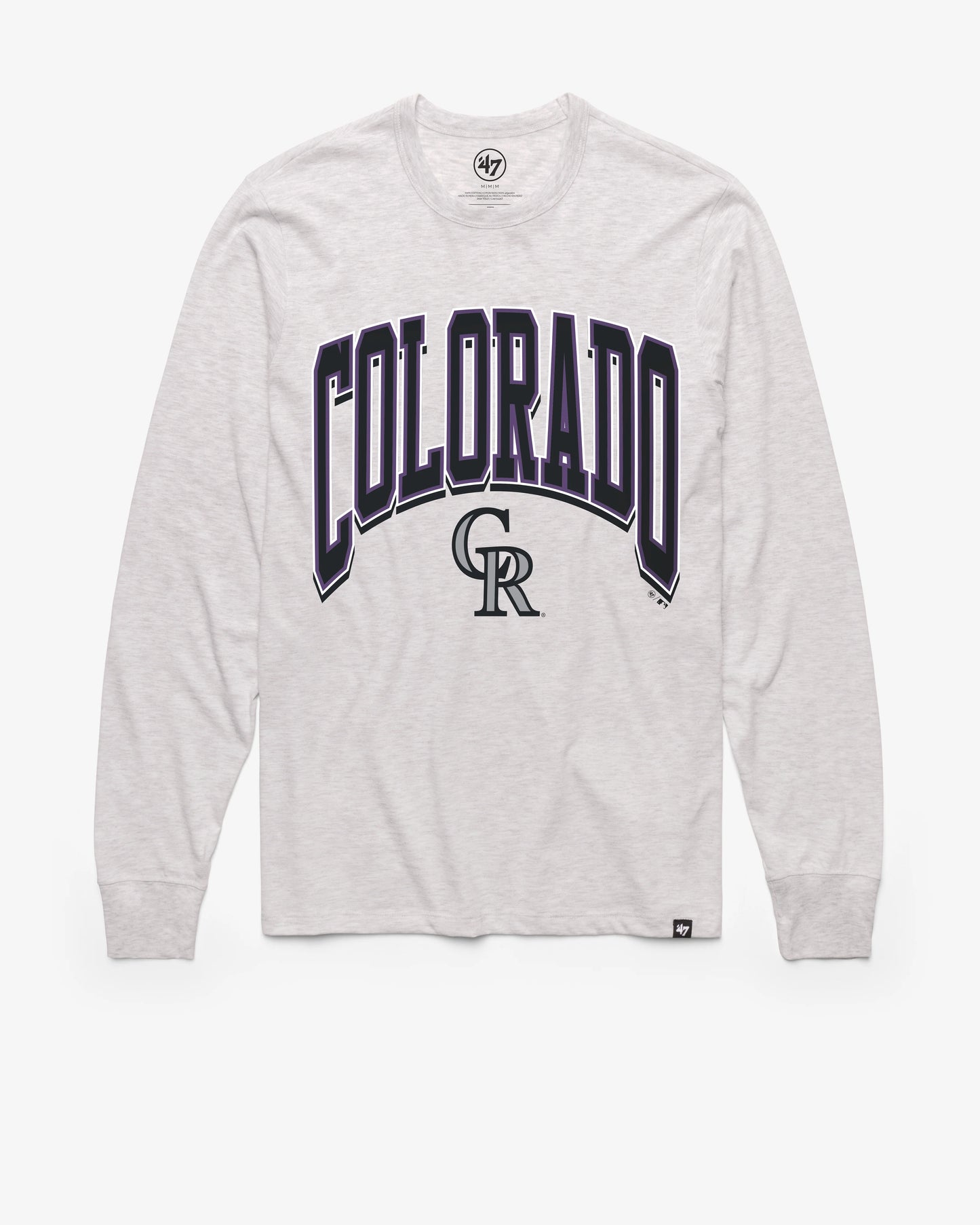 COLORADO ROCKIES WALK TALL '47 FRANKLIN LONG SLEEVE TEE
