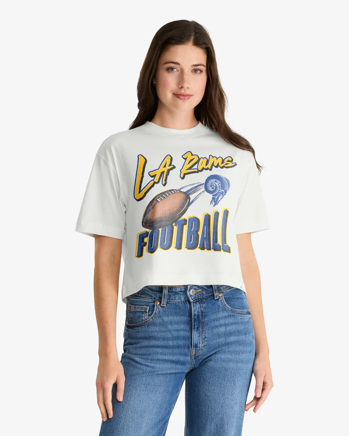 LOS ANGELES RAMS HISTORIC DIME TIME '47 REED CITY TEE WOMENS