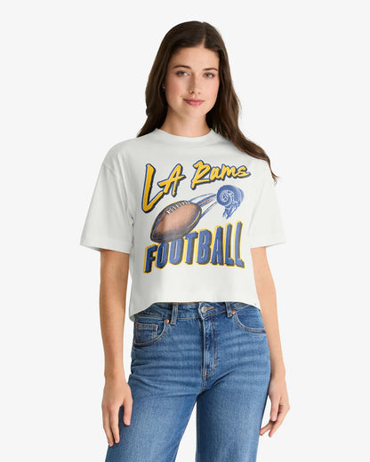 LOS ANGELES RAMS HISTORIC DIME TIME '47 REED CITY TEE WOMENS