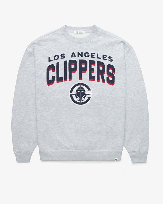 LOS ANGELES CLIPPERS CAMPUS ARCH CLOUD '47 OVERSIZED CREW WOMENS
