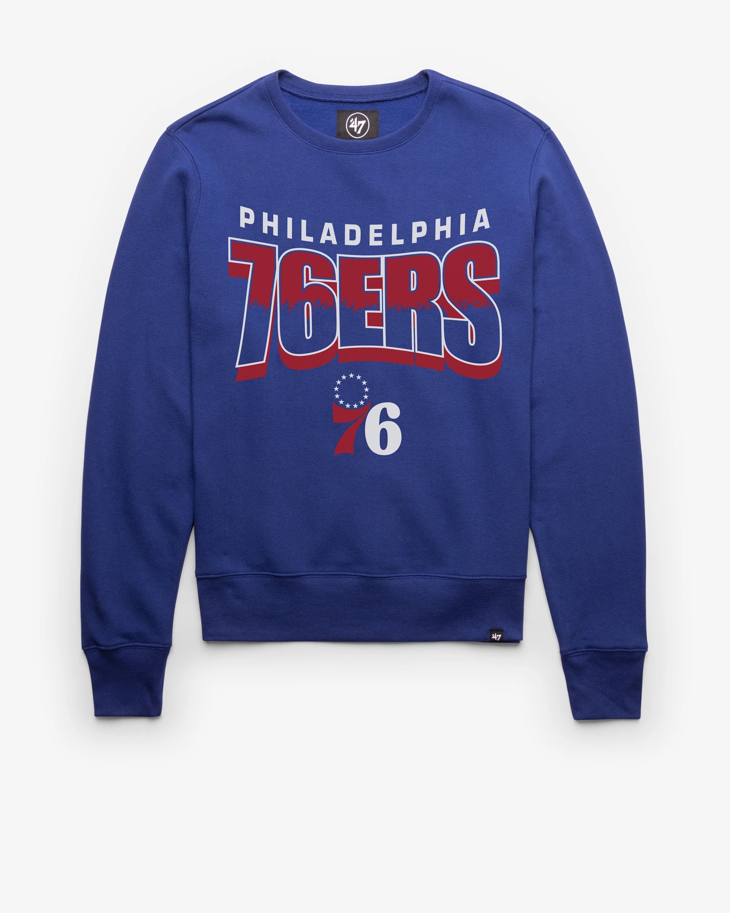 PHILADELPHIA 76ERS BRUSH BY '47 HEADLINE CREW