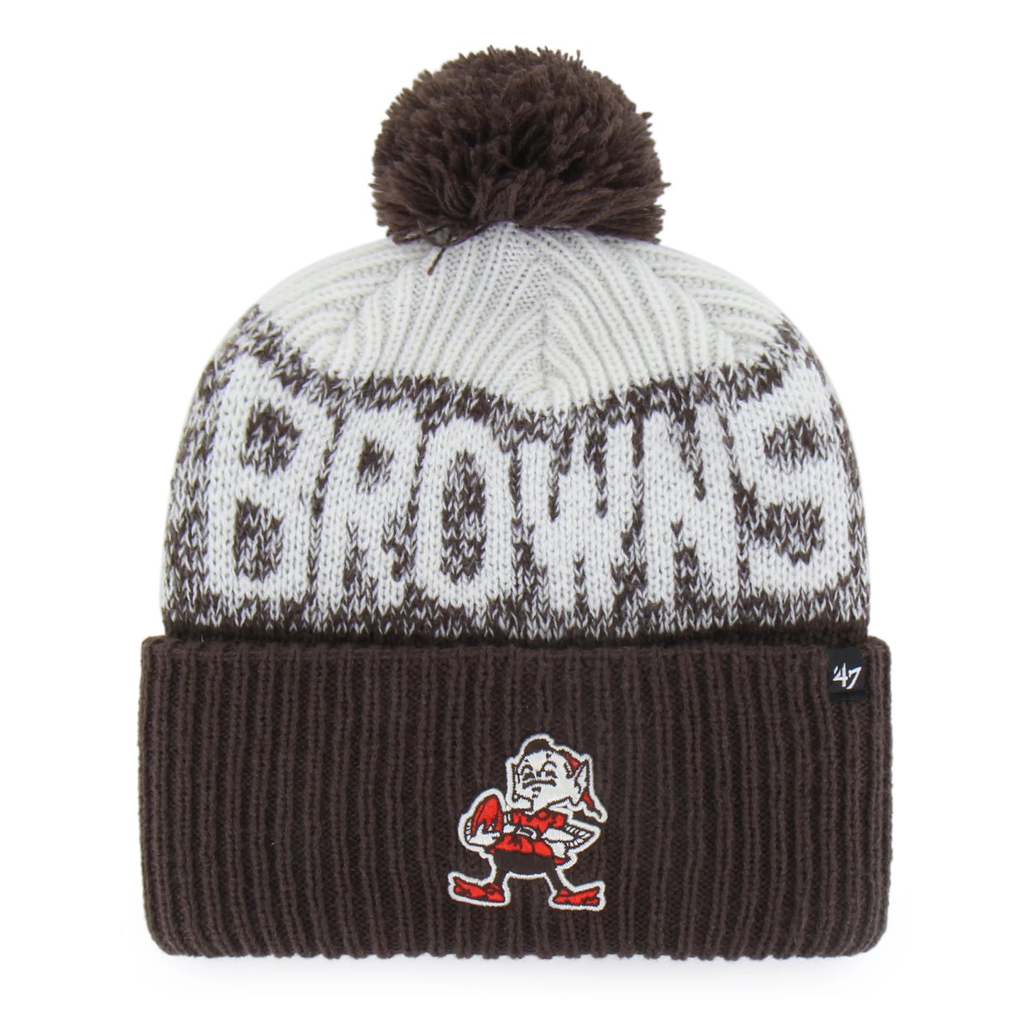 Cleveland Browns Historic Bone Chill '47 Cuff Knit