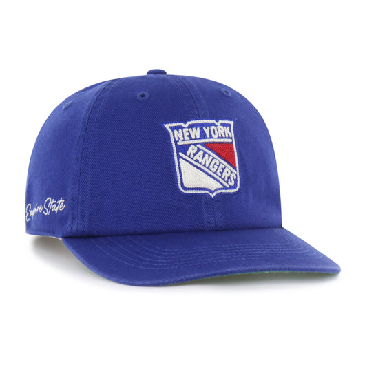 NEW YORK RANGERS CHAIN SIDE STITCH '47 CLEAN UP FLAT BRIM
