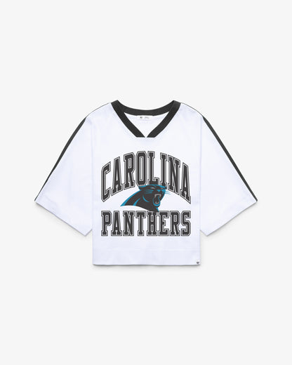 CAROLINA PANTHERS BIG OVERARCH '47 WOMEN'S DROP NEEDLE RAGLAN JERSEY