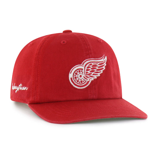 DETROIT RED WINGS CHAIN SIDE STITCH '47 CLEAN UP FLAT BRIM