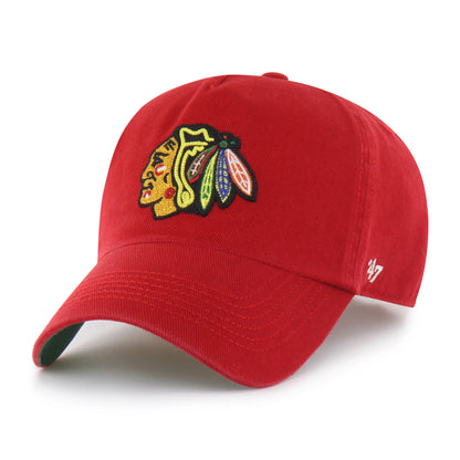 CHICAGO BLACKHAWKS CHAIN SIDE STITCH '47 CLEAN UP PINCH FRONT
