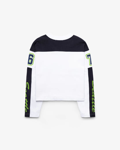 SEATTLE SEAHAWKS EXCLAMATION '47 WOMEN'S METRO JERSEY TEE