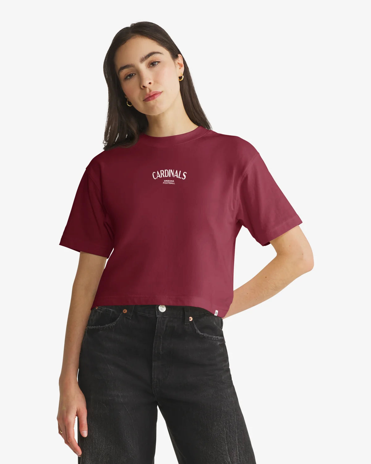 ARIZONA CARDINALS HADRIAN '47 FOUNDATION CROP TEE WOMENS