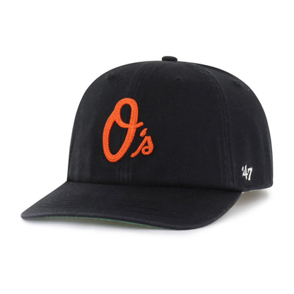 BALTIMORE ORIOLES CHAIN SIDE STITCH '47 CLEAN UP FLAT BRIM