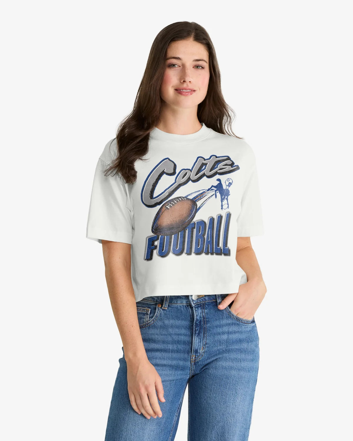 INDIANAPOLIS COLTS HISTORIC DIME TIME '47 REED CITY TEE WOMENS