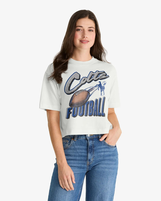 INDIANAPOLIS COLTS HISTORIC DIME TIME '47 REED CITY TEE WOMENS