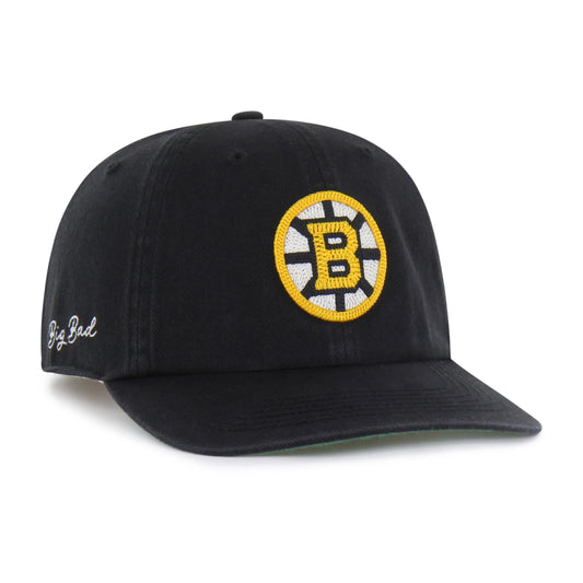 BOSTON BRUINS CHAIN SIDE STITCH '47 CLEAN UP FLAT BRIM