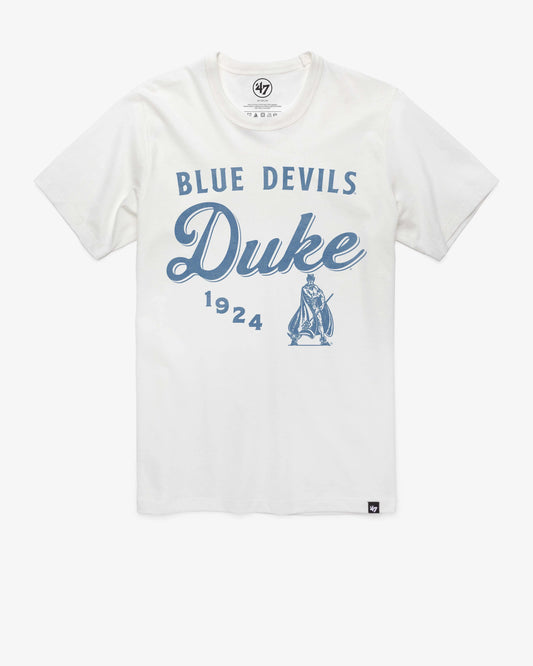 DUKE BLUE DEVILS DIAG SCRIPT '47 FRANKLIN TEE