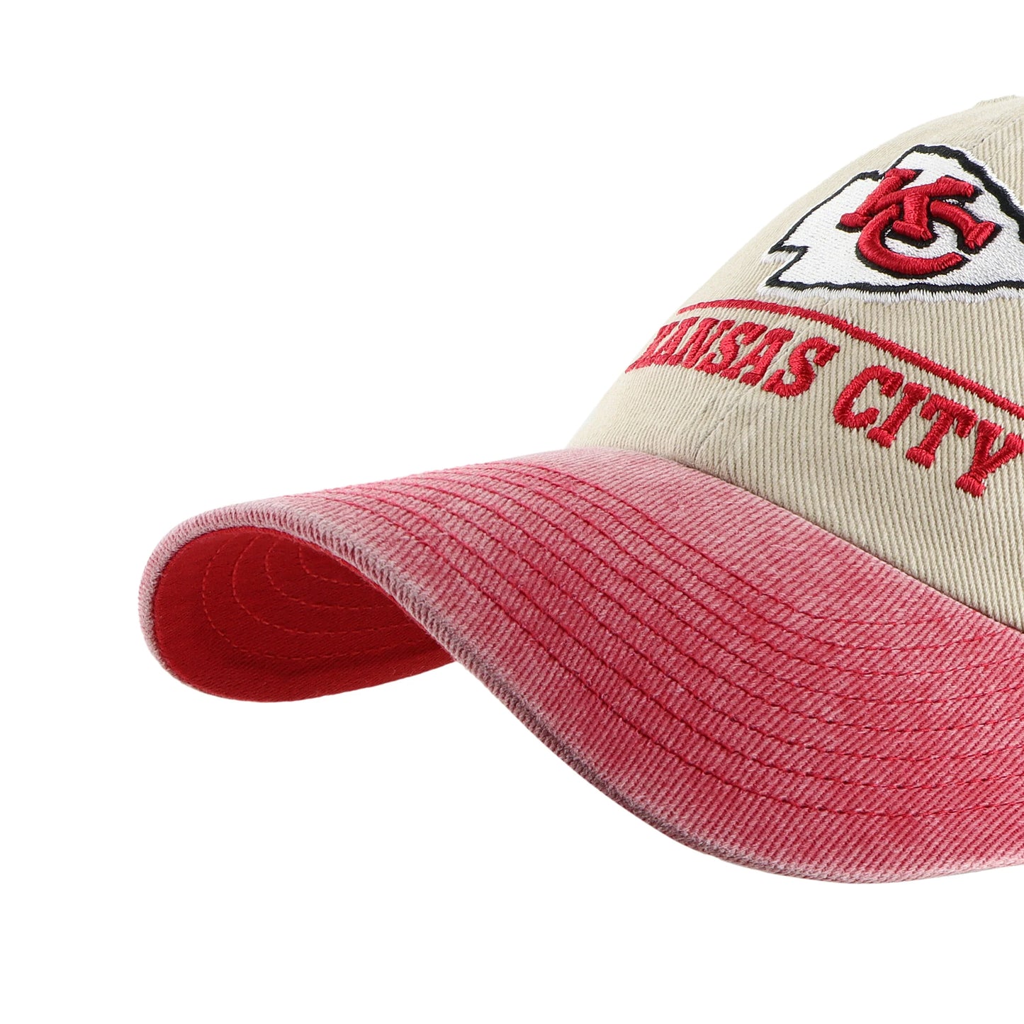 KANSAS CITY CHIEFS LOGO LINE TWO TONE '47 CLEAN UP