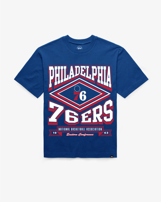 PHILADELPHIA 76ERS HEATER '47 FOUNDATION TEE