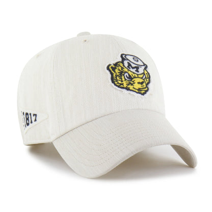 MICHIGAN WOLVERINES VINTAGE SLUB TWILL '47 CLEAN UP
