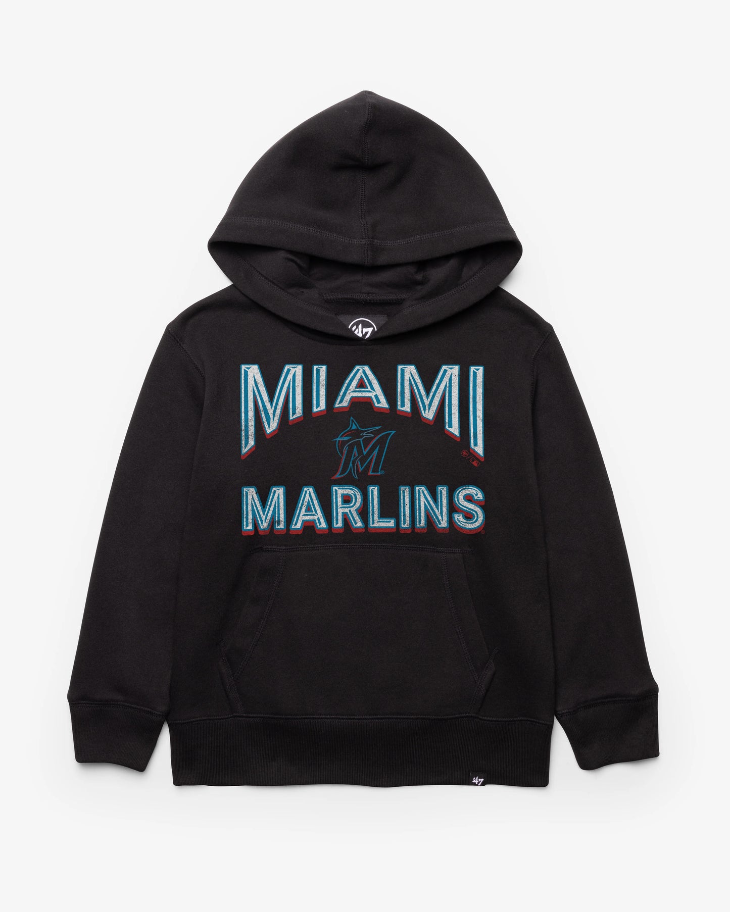 MIAMI MARLINS FAN OUT '47 KID'S HEADLINE HOOD