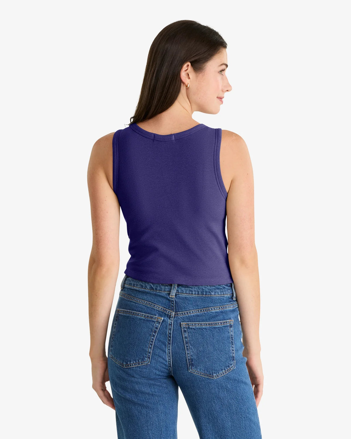 LOUISIANA STATE TIGERS LSU STRAIGHT CUT '47 BABY RIB TANK WOMENS