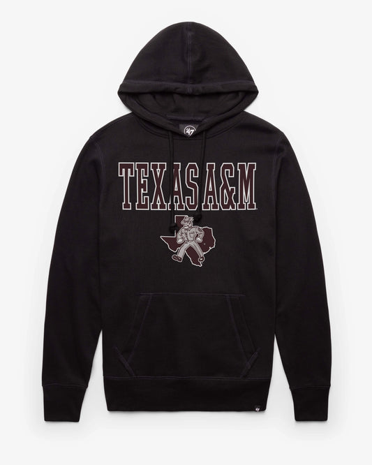 TEXAS A&M AGGIES VINTAGE STRAIGHT BLOCK '47 HEADLINE HOOD