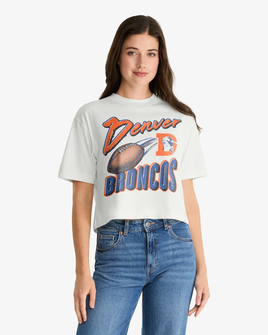 DENVER BRONCOS HISTORIC DIME TIME '47 REED CITY TEE WOMENS