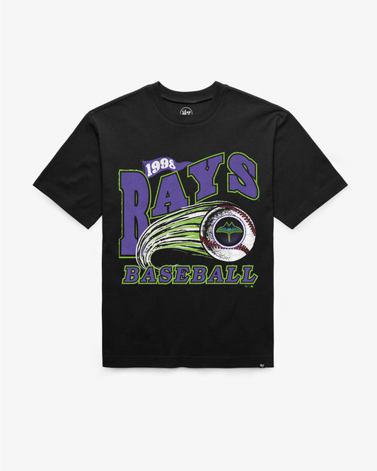 TAMPA BAY RAYS CITY CONNECT GAME WORN CURVE '47 FOUNDATION TEE