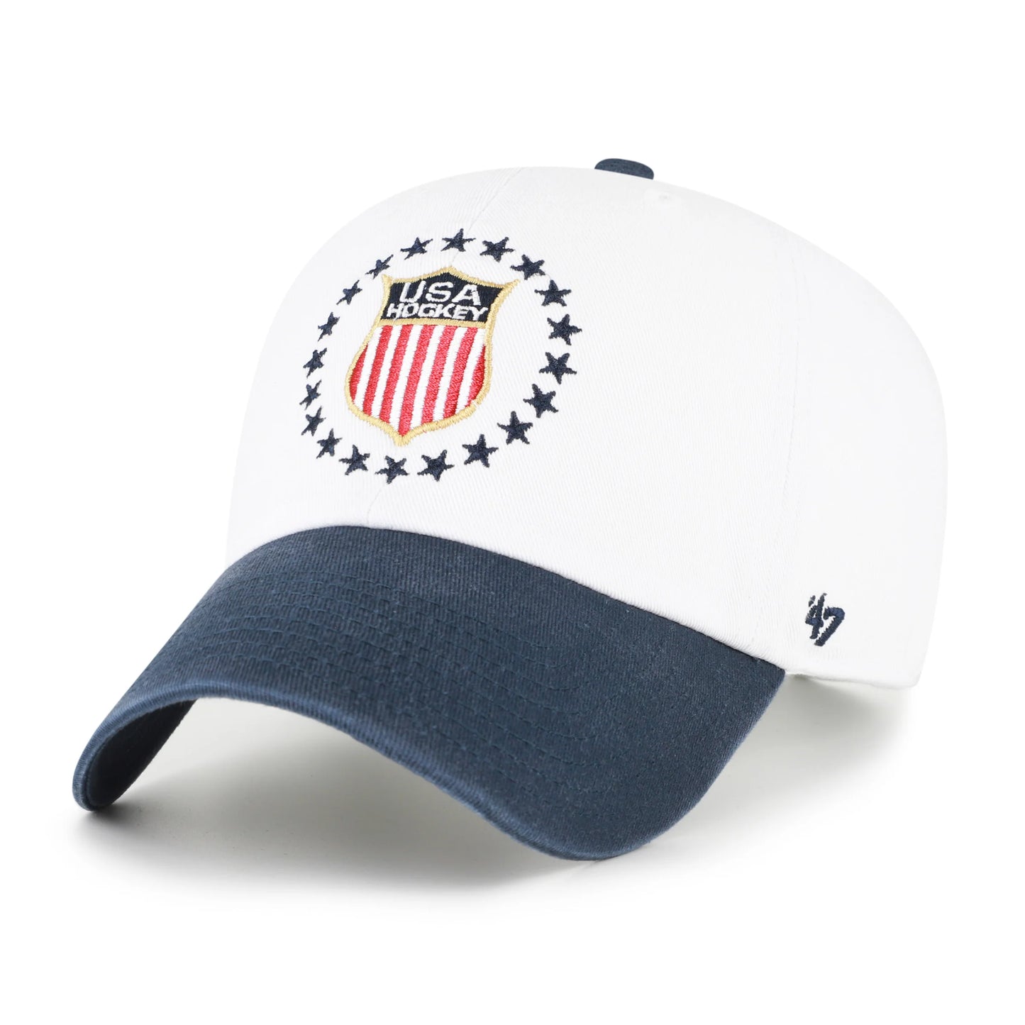 USA HOCKEY SPANGLED CIRCLE '47 CLEAN UP