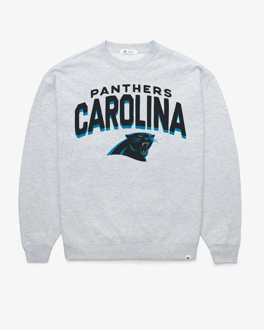 CAROLINA PANTHERS CAMPUS ARCH CLOUD '47 OVERSIZED CREW WOMENS