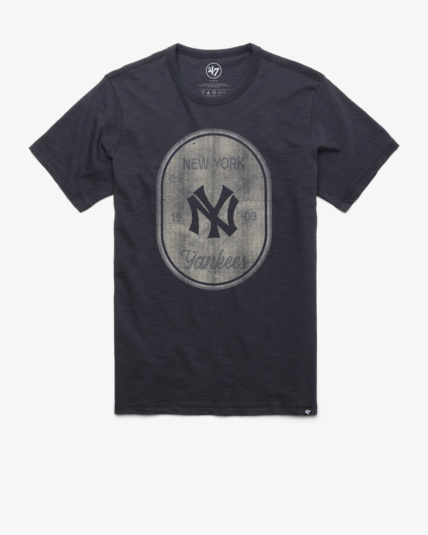 NEW YORK YANKEES COOPERSTOWN CROSS PATCH '47 SCRUM TEE