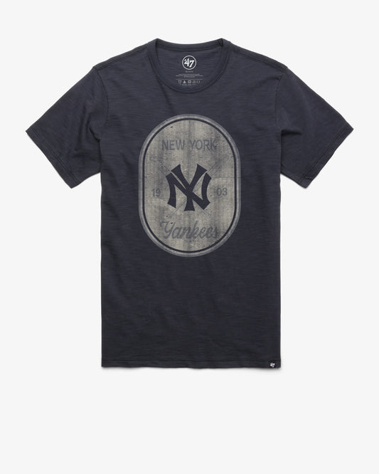 NEW YORK YANKEES COOPERSTOWN CROSS PATCH '47 SCRUM TEE