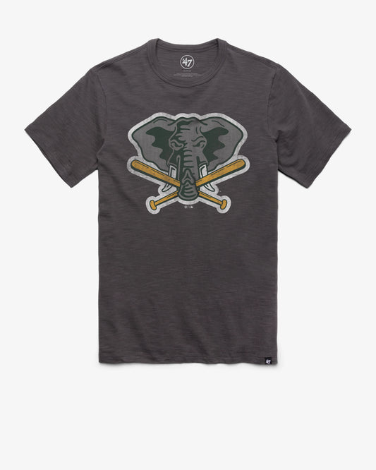 ATHLETICS BASEBALL COOPERSTOWN GRIT '47 SCRUM TEE