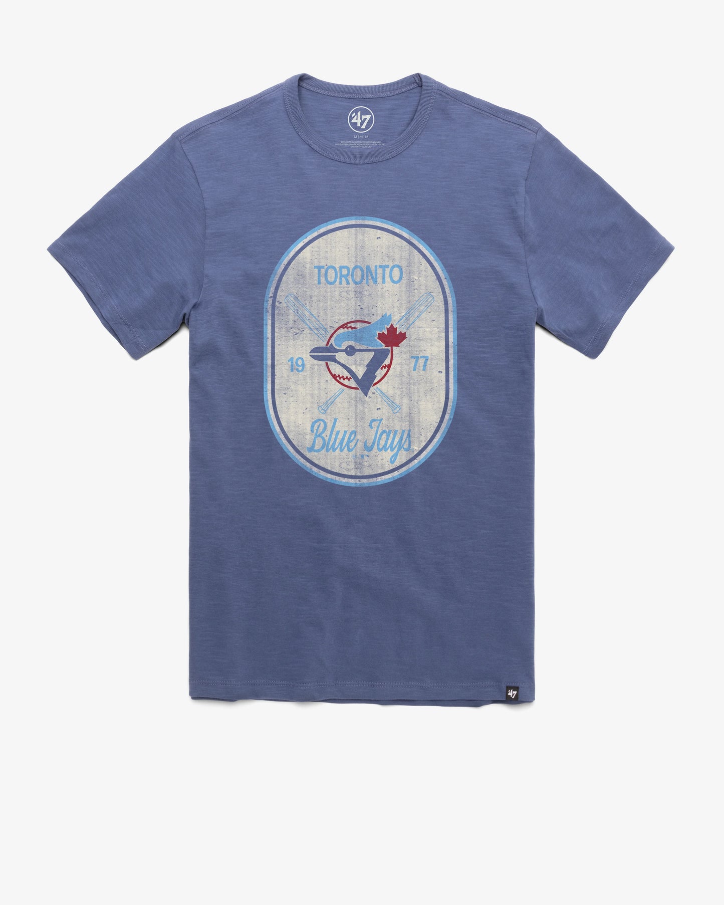 TORONTO BLUE JAYS COOPERSTOWN CROSS PATCH '47 SCRUM TEE