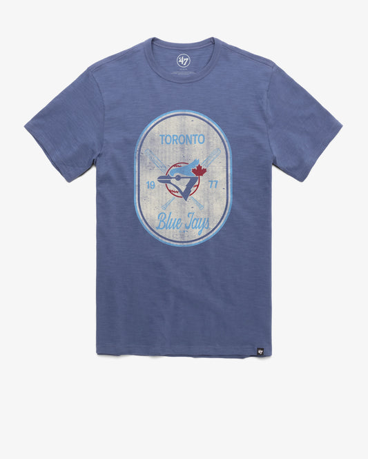 TORONTO BLUE JAYS COOPERSTOWN CROSS PATCH '47 SCRUM TEE