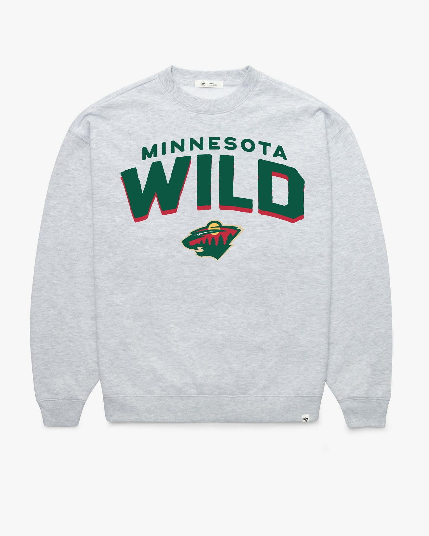 MINNESOTA WILD CAMPUS ARCH CLOUD '47 OVERSIZED CREW WOMENS