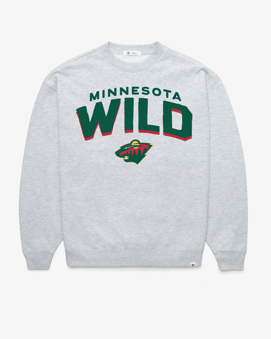 MINNESOTA WILD CAMPUS ARCH CLOUD '47 OVERSIZED CREW WOMENS