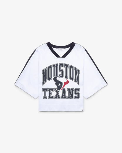 HOUSTON TEXANS BIG OVERARCH '47 WOMEN'S DROP NEEDLE RAGLAN JERSEY