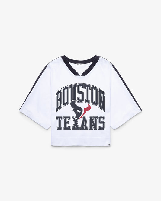 HOUSTON TEXANS BIG OVERARCH '47 WOMEN'S DROP NEEDLE RAGLAN JERSEY