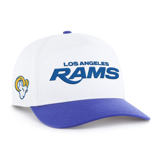 LOS ANGELES RAMS DOUBLE HEADER SCRIPT SHOT '47 HITCH RF RELAXED FIT