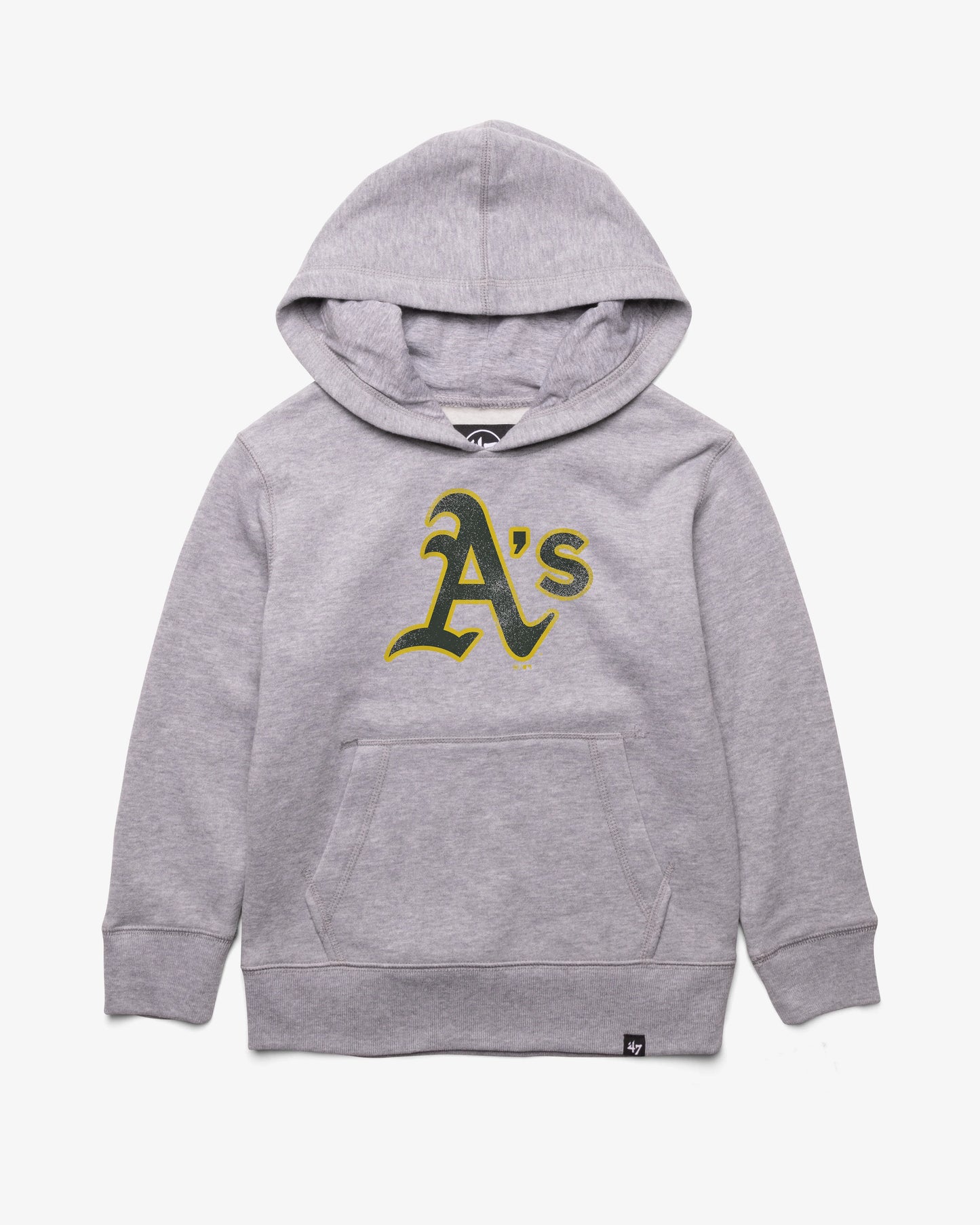 ATHLETICS DISTRESSED IMPRINT '47 KID'S HEADLNE HOOD