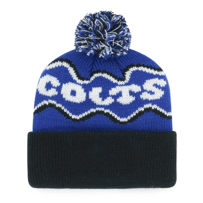 INDIANAPOLIS COLTS SQUIGGLE SCRIPT '47 KID'S CUFF KNIT