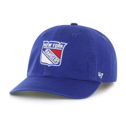 NEW YORK RANGERS CHAIN SIDE STITCH '47 CLEAN UP SHORT VISOR