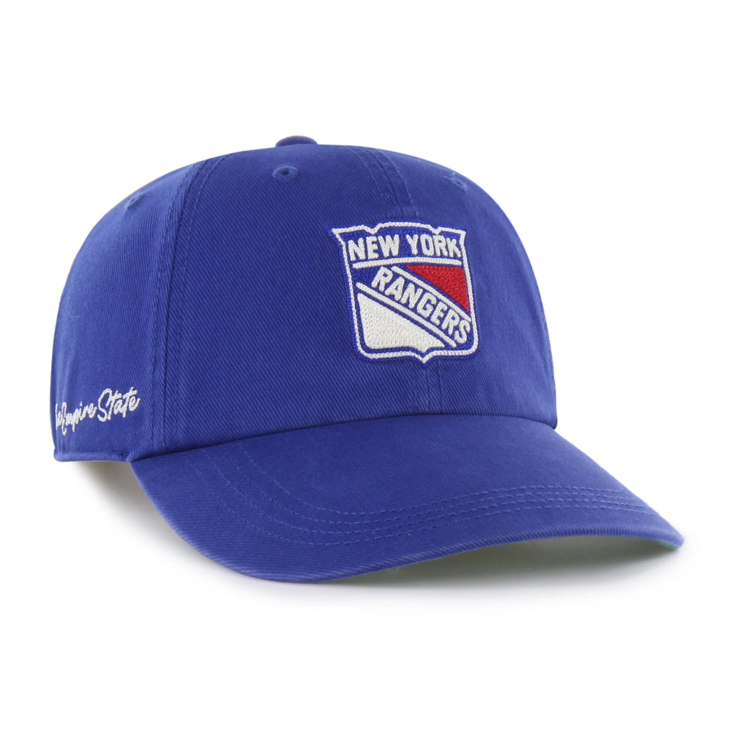 NEW YORK RANGERS CHAIN SIDE STITCH '47 CLEAN UP LONG VISOR